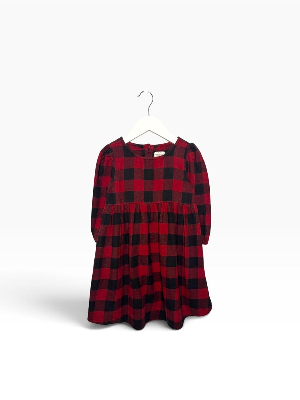 ⭐️ 5/$30 Rise Little Earthling Kids Flannel Dress size 3-4Y